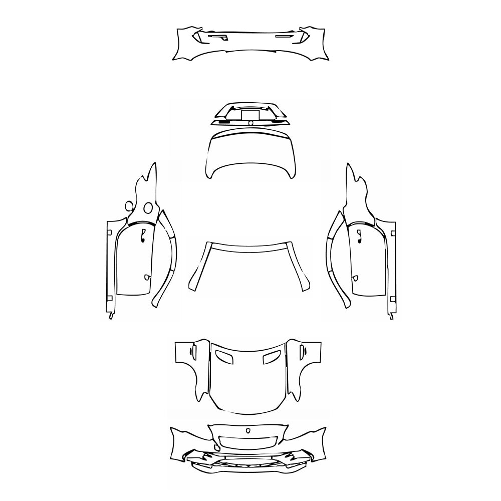 Pre-Cut PPF Mercedes-Benz SLC AMG 43 2019 - PPF-Kits