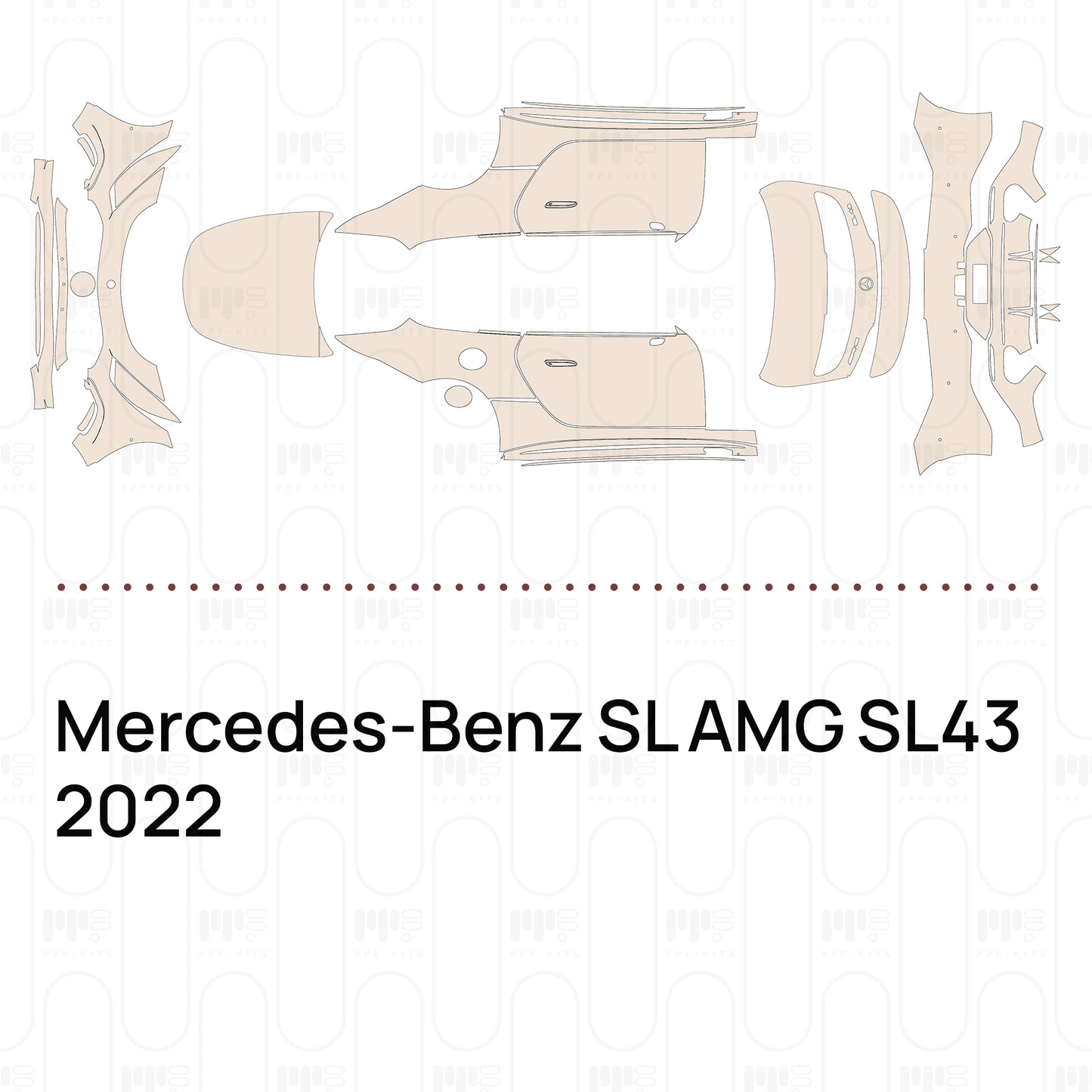 Pre-Cut PPF Mercedes-Benz SL AMG SL43 2022