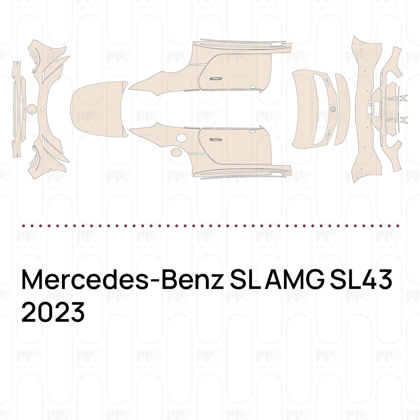 Pre-Cut PPF Mercedes-Benz SL AMG SL43 2023