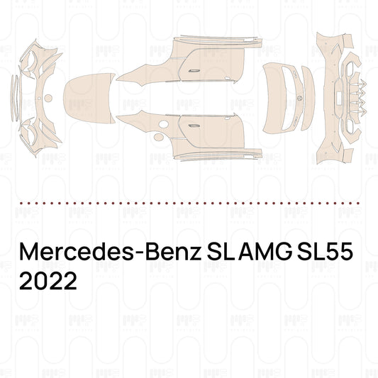 Pre-Cut PPF Mercedes-Benz SL AMG SL55 2022