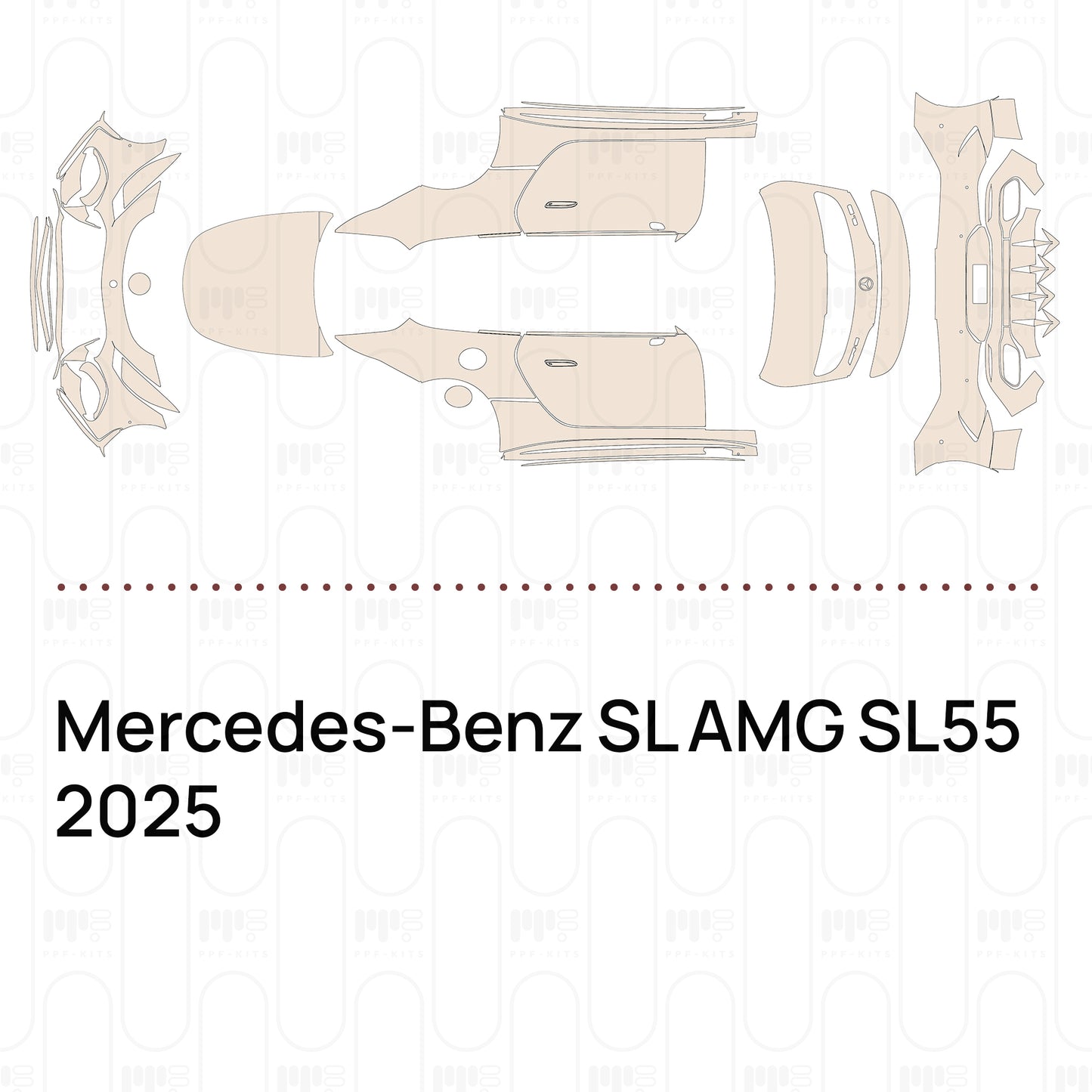 Pre-Cut PPF Mercedes-Benz SL AMG SL55 2025