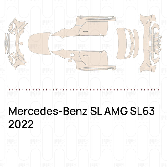 Pre-Cut PPF Mercedes-Benz SL AMG SL63 2022