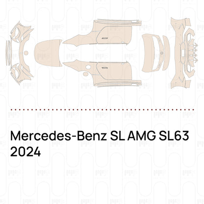 Pre-Cut PPF Mercedes-Benz SL AMG SL63 2024