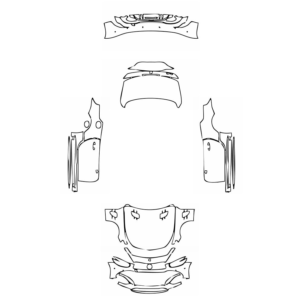 Pre-Cut PPF Mercedes-Benz SL Roadster 2017 - PPF-Kits