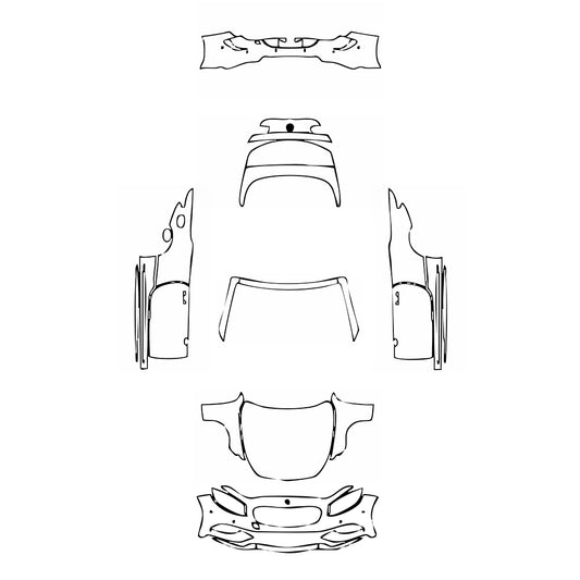 Pre-Cut PPF Mercedes-Benz S Class Cabriolet Base 2018 - PPF-Kits