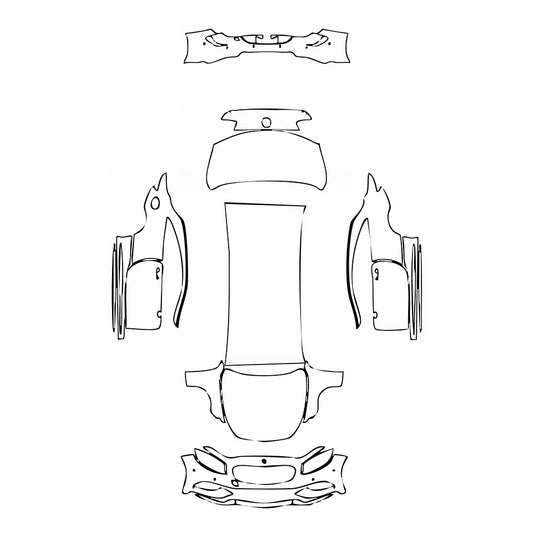 Pre-Cut PPF Mercedes-Benz S Class Coupe Base 2016 - PPF-Kits