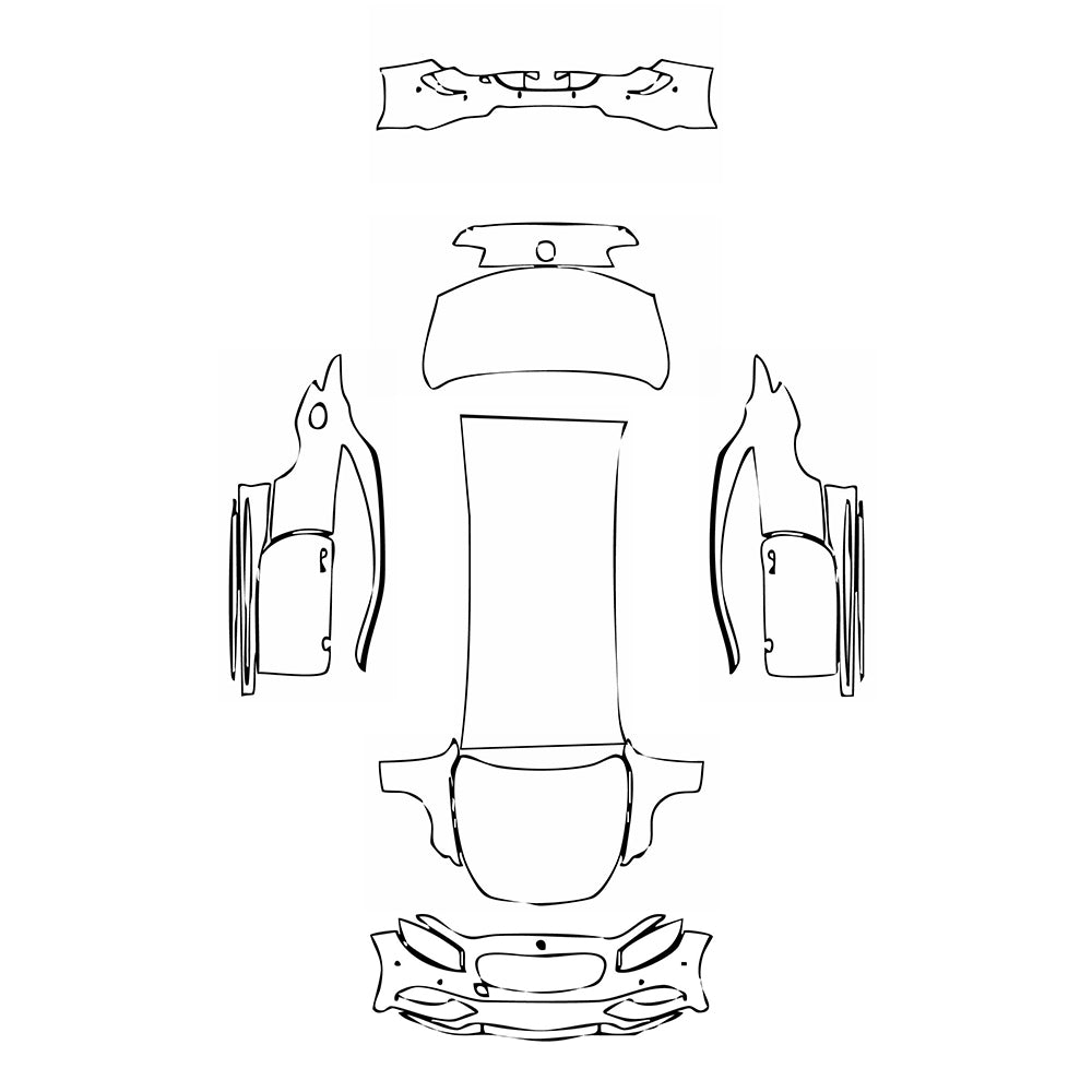 Pre-Cut PPF Mercedes-Benz S Class Coupe Base 2020 - PPF-Kits