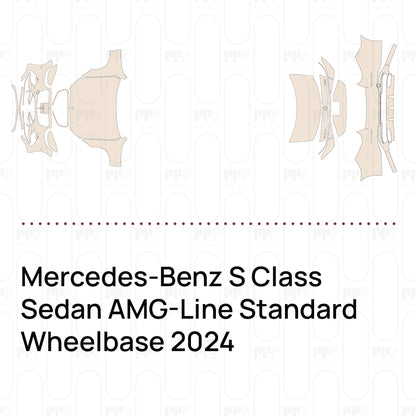 Pre-Cut PPF Mercedes-Benz S Class Sedan AMG-Line Standard Wheelbase 2024