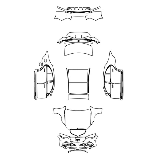 Pre-Cut PPF Mercedes-Benz S Class Sedan AMG Line Extended Wheelbase 2021 - PPF-Kits