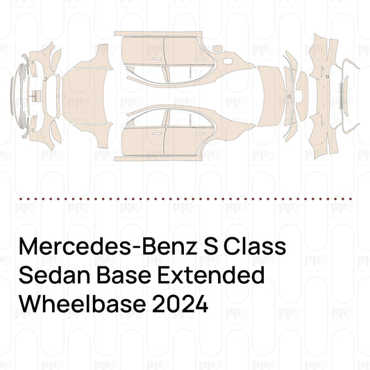 Pre-Cut PPF Mercedes-Benz S Class Sedan Base Extended Wheelbase 2024