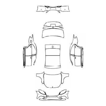 Pre-Cut PPF Mercedes-Benz S Class Sedan Sport Extended Wheelbase 2017 - PPF-Kits