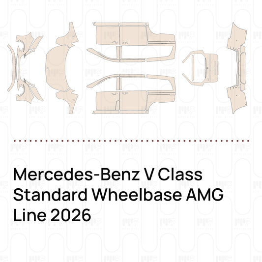 Pre-Cut PPF Mercedes-Benz V Class Standard Wheelbase AMG Line 2026