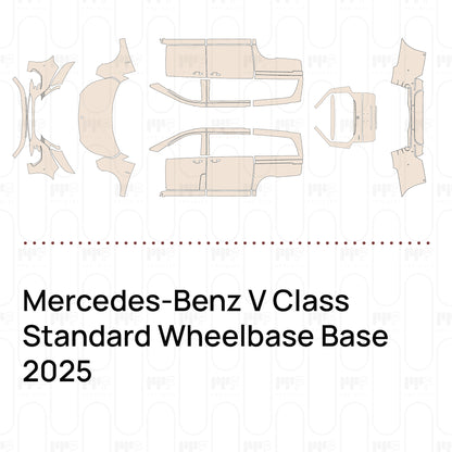 Pre-Cut PPF Mercedes-Benz V Class Standard Wheelbase Base 2025