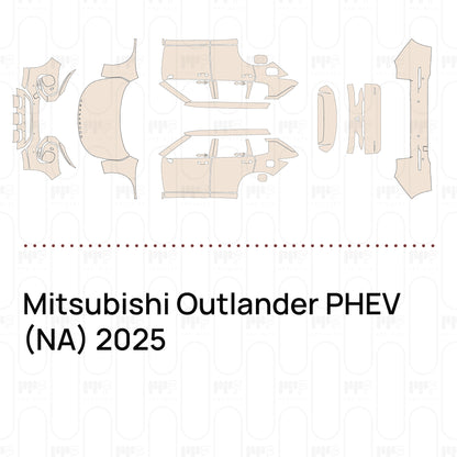 Pre-Cut PPF Mitsubishi Outlander PHEV (NA) 2025