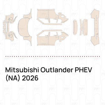 Pre-Cut PPF Mitsubishi Outlander PHEV (NA) 2026