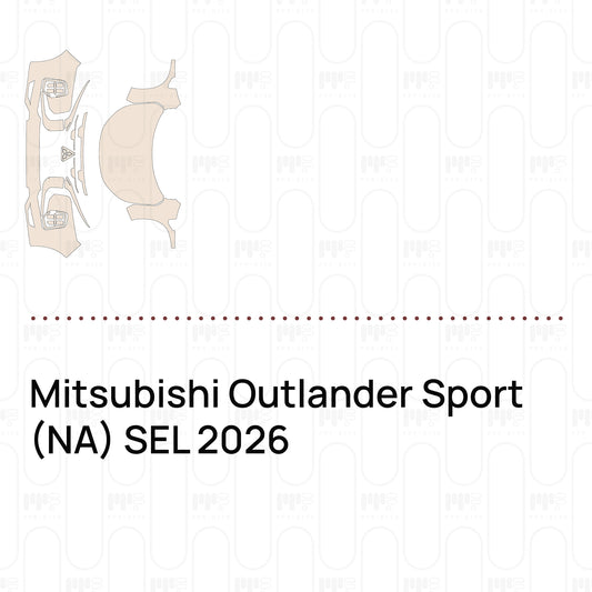 Pre-Cut PPF Mitsubishi Outlander Sport (NA) SEL 2026