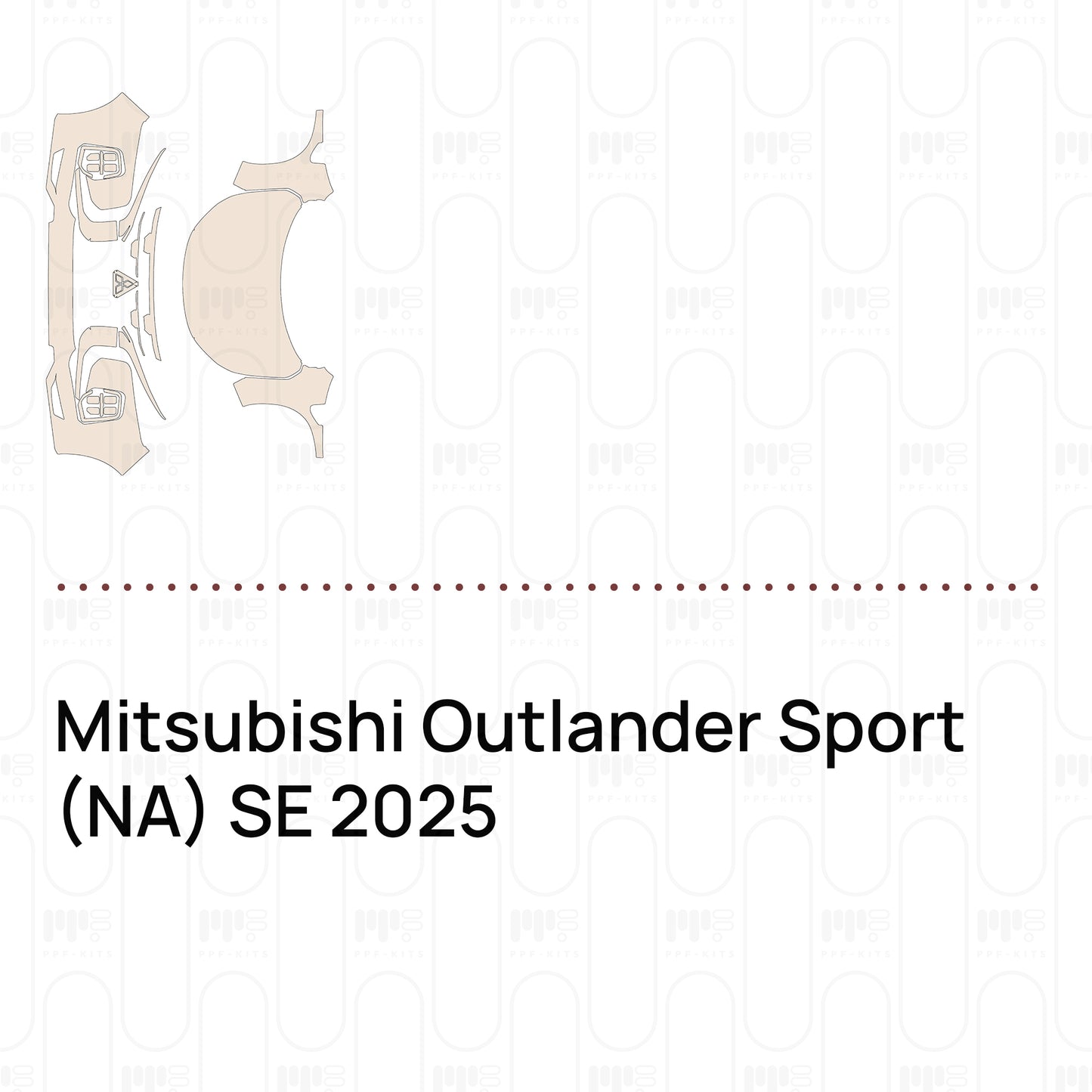 Pre-Cut PPF Mitsubishi Outlander Sport (NA) SE 2025