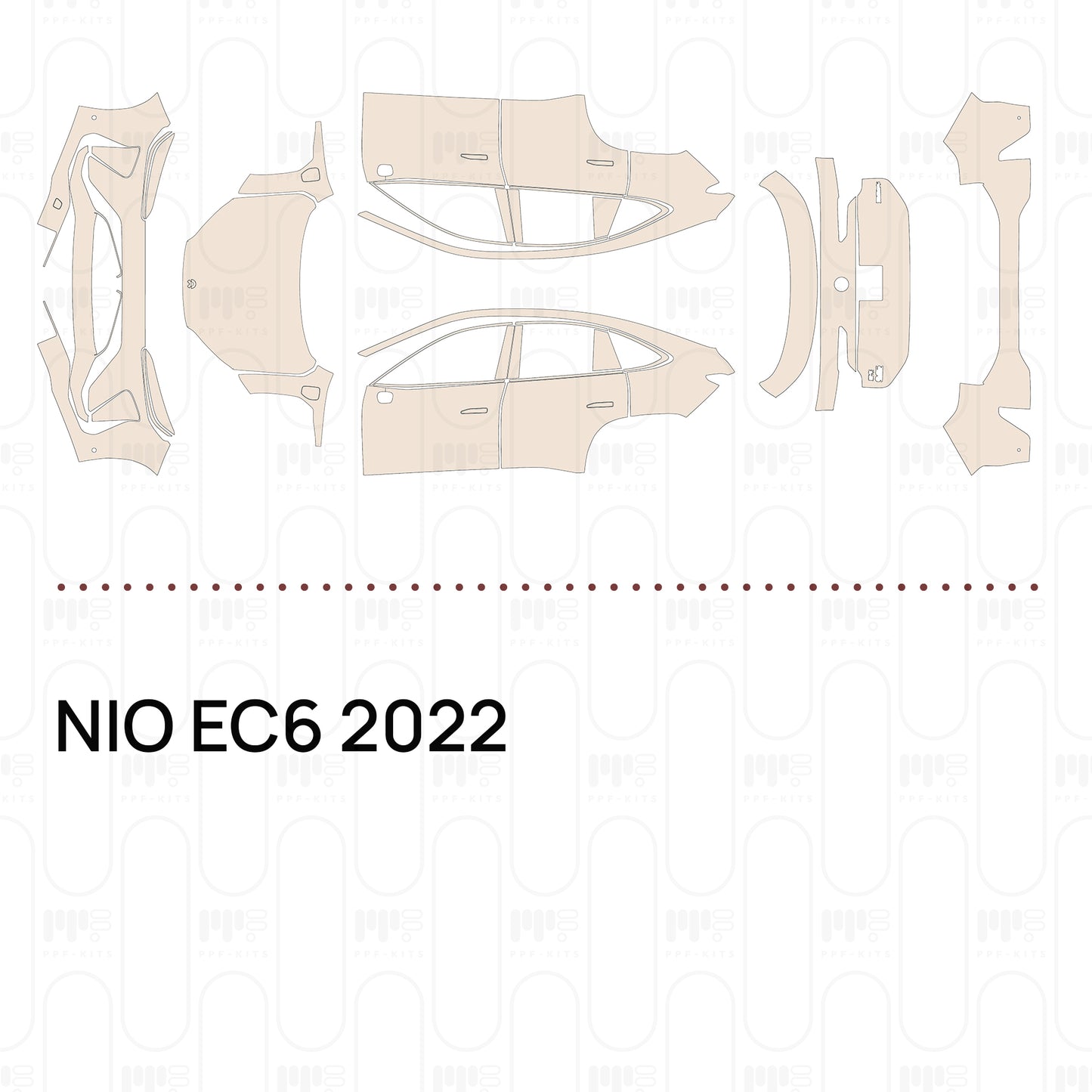 Pre-Cut PPF NIO EC6 2022