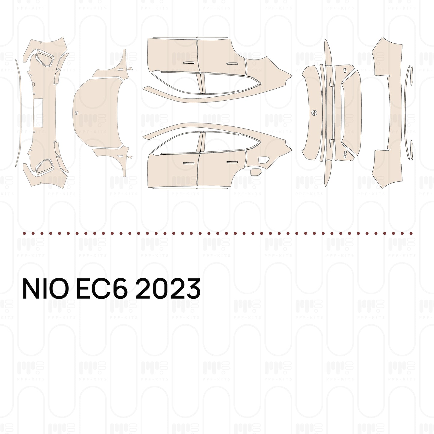 Pre-Cut PPF NIO EC6 2023