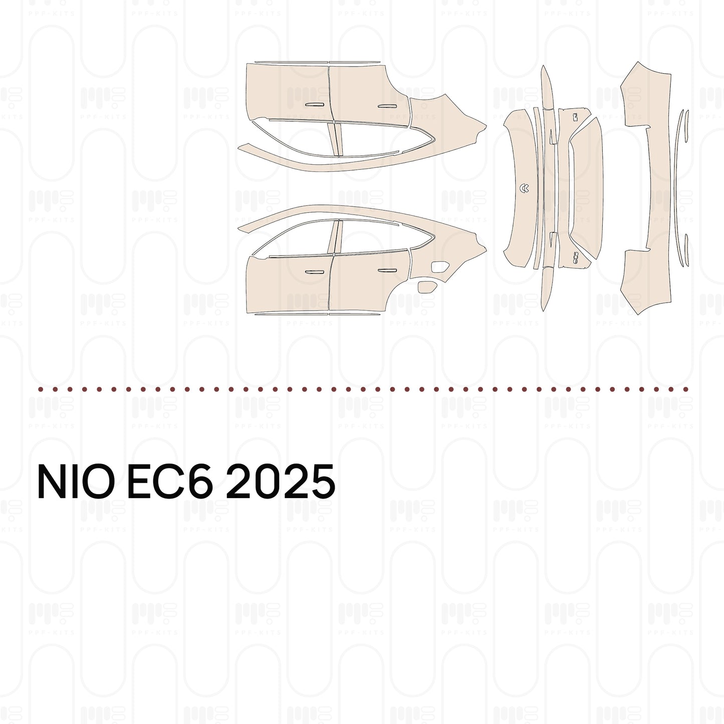 Pre-Cut PPF NIO EC6 2025