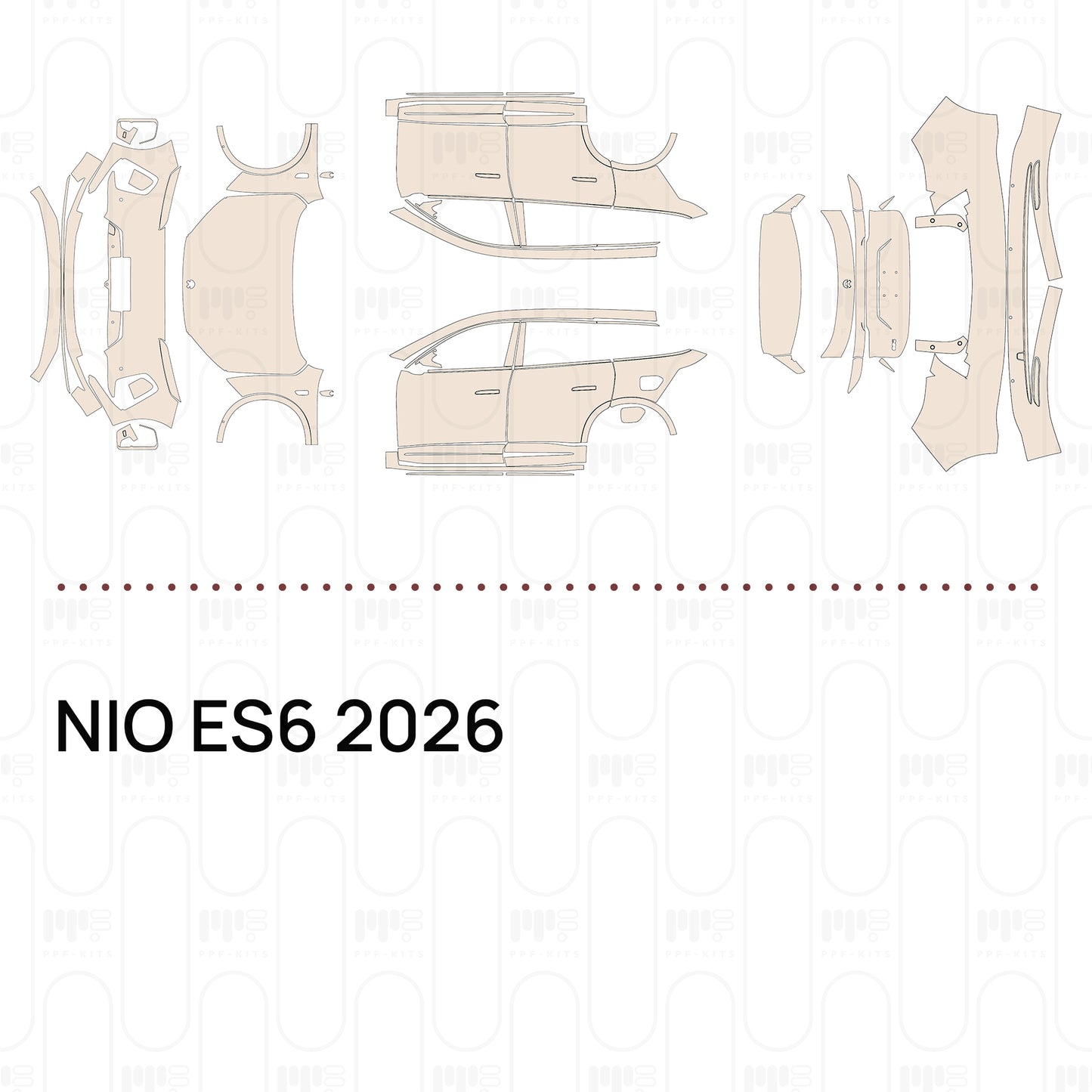 Pre-Cut PPF NIO ES6 2026