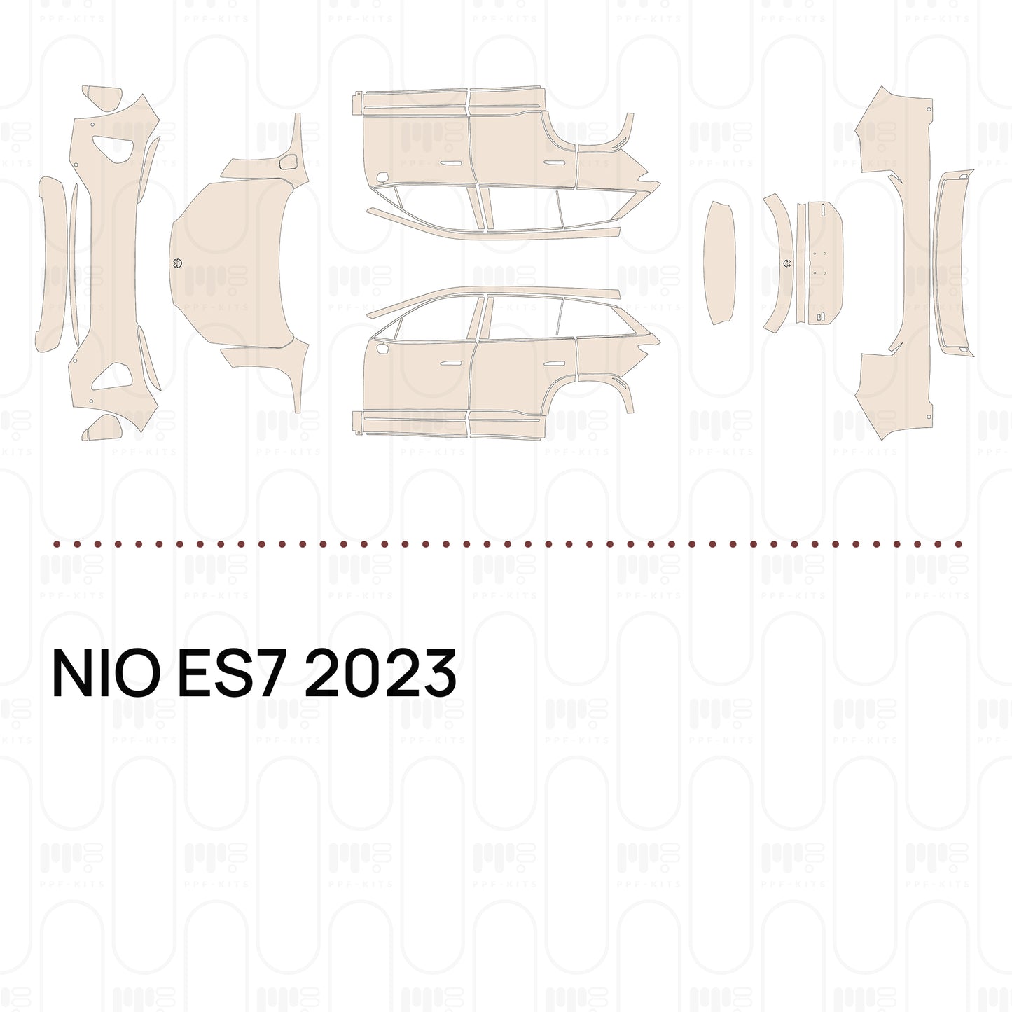 Pre-Cut PPF NIO ES7 2023
