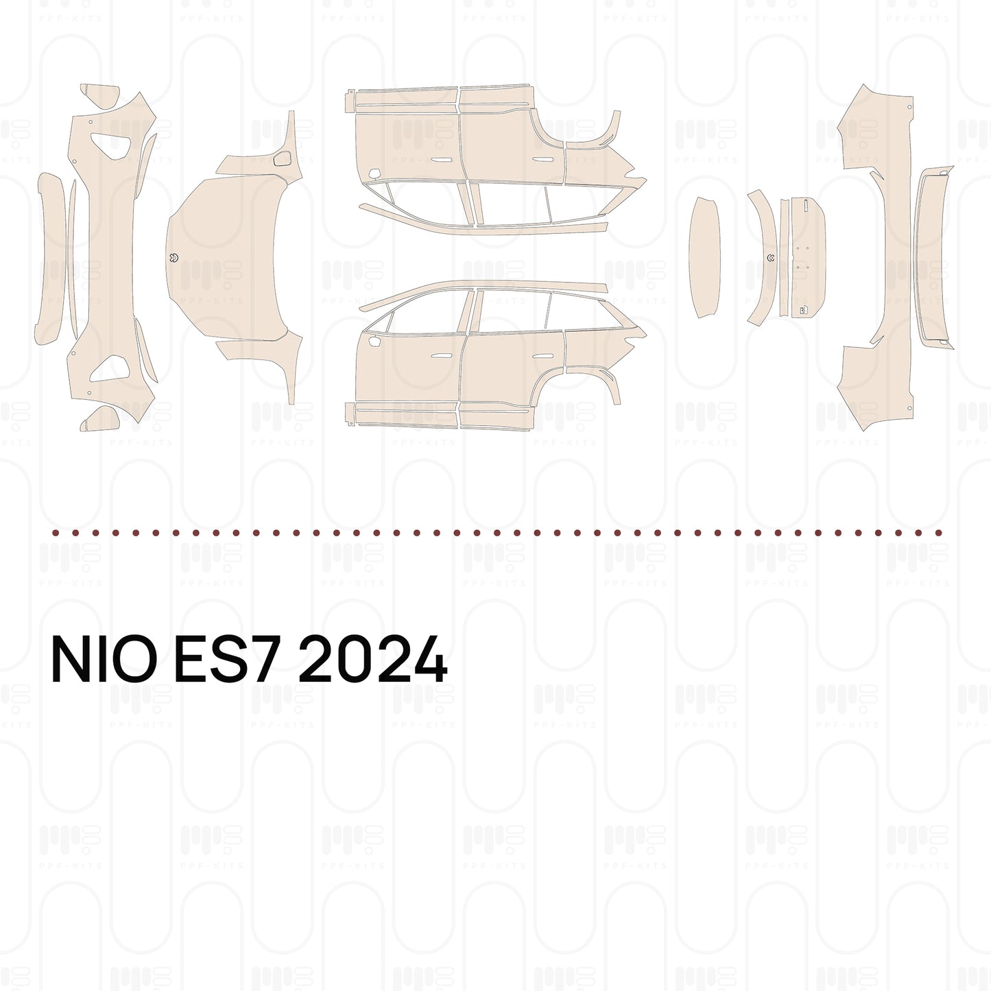 Pre-Cut PPF NIO ES7 2024