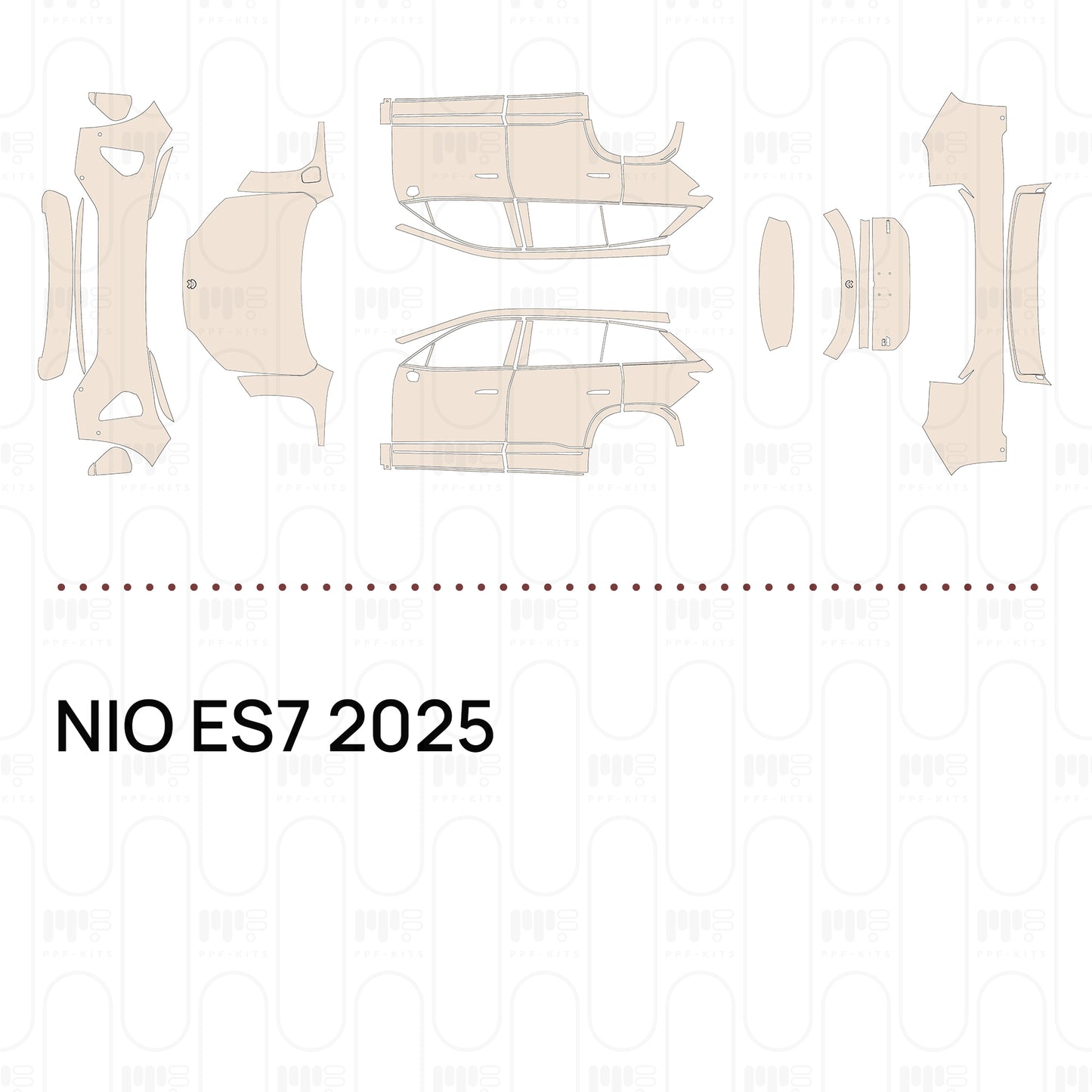 Pre-Cut PPF NIO ES7 2025