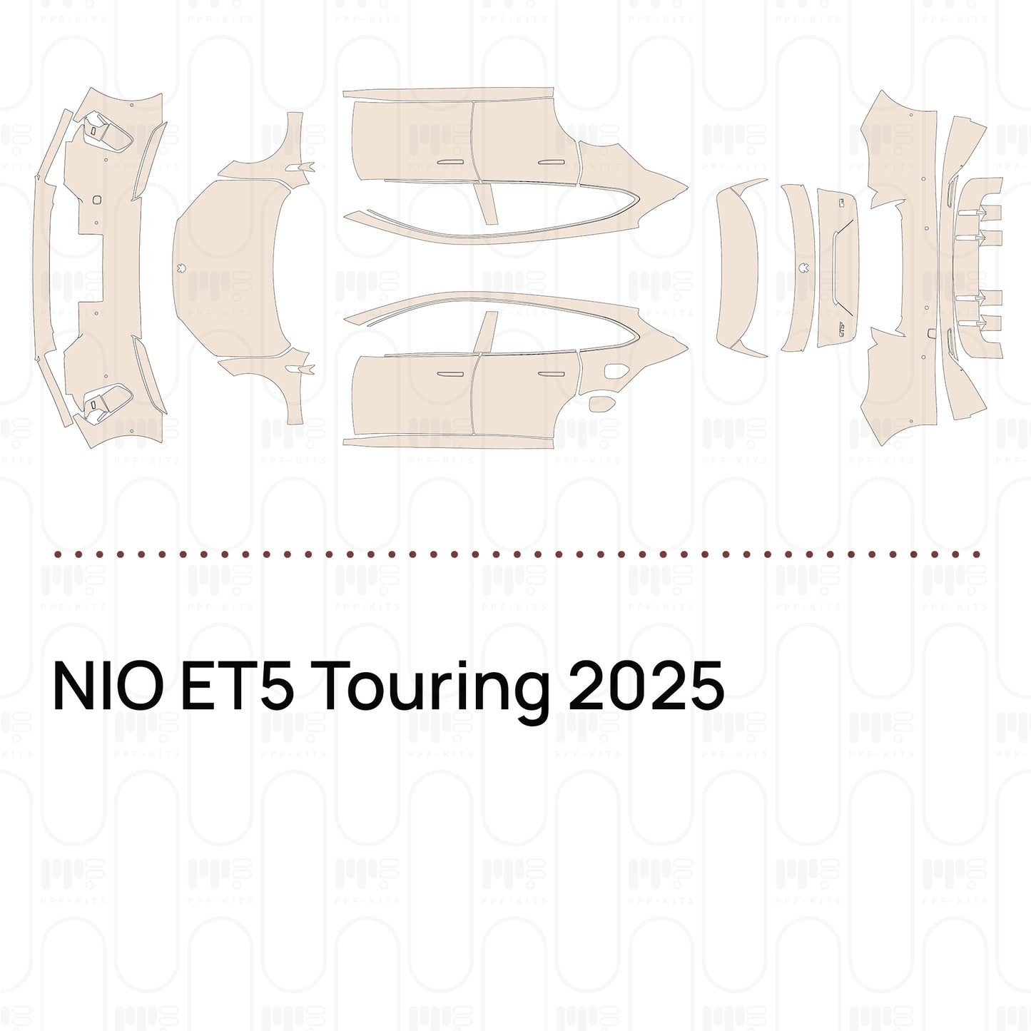 Pre-Cut PPF NIO ET5 Touring 2025