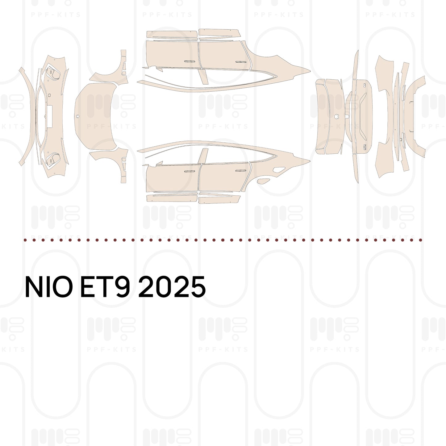 Pre-Cut PPF NIO ET9 2025