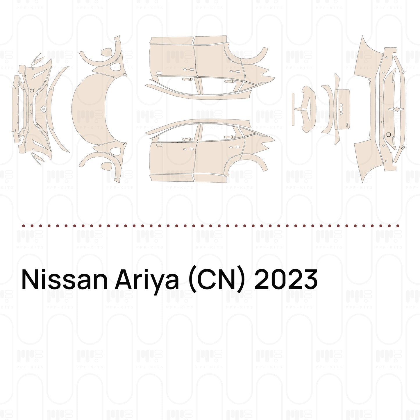 Pre-Cut PPF Nissan Ariya (CN) 2023