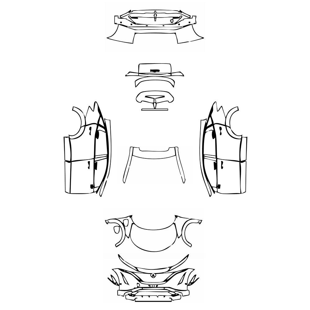 Pre-Cut PPF Nissan Ariya (US) Platinum+ 2024 - PPF-Kits