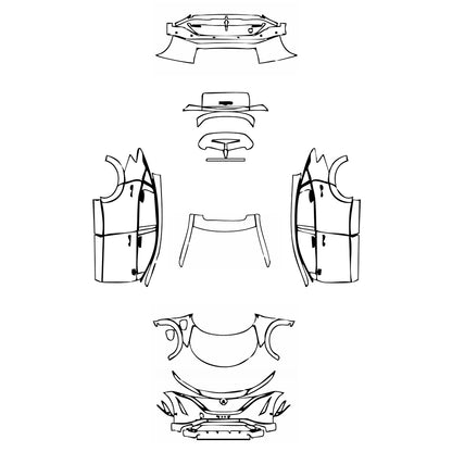 Pre-Cut PPF Nissan Ariya (US) Platinum+ 2024 - PPF-Kits