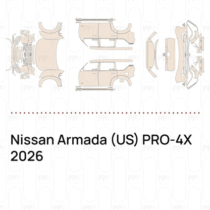 Pre-Cut PPF Nissan Armada (US) PRO-4X 2026