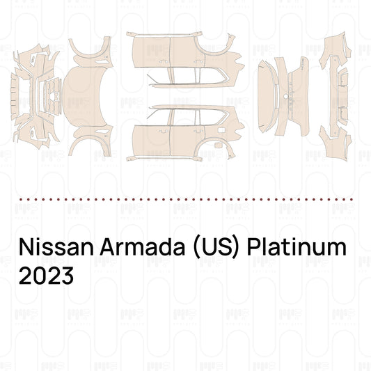 Pre-Cut PPF Nissan Armada (US) Platinum 2023