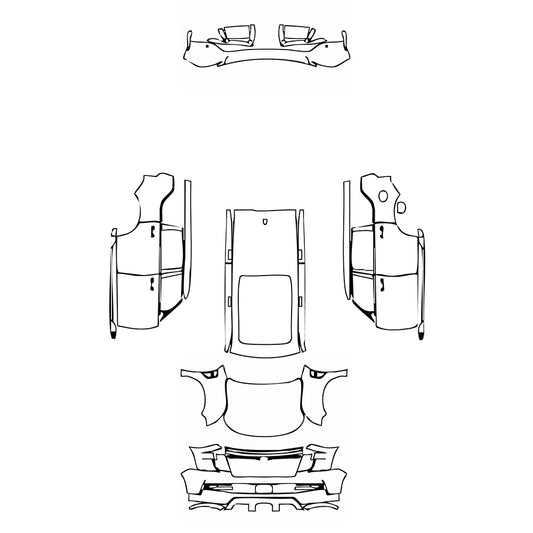 Pre-Cut PPF Nissan Armada (US) Platinum 2025 - PPF-Kits