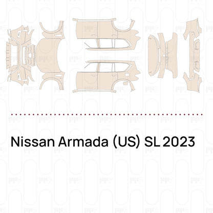 Pre-Cut PPF Nissan Armada (US) SL 2023