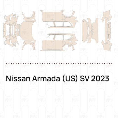 Pre-Cut PPF Nissan Armada (US) SV 2023