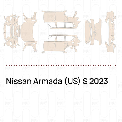 Pre-Cut PPF Nissan Armada (US) S 2023
