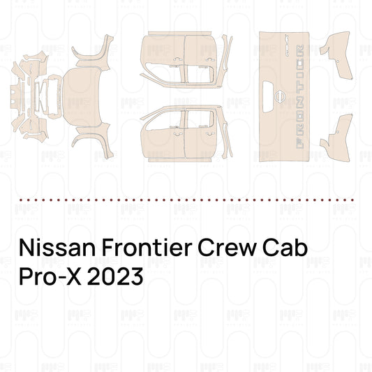Pre-Cut PPF Nissan Frontier Crew Cab Pro-X 2023