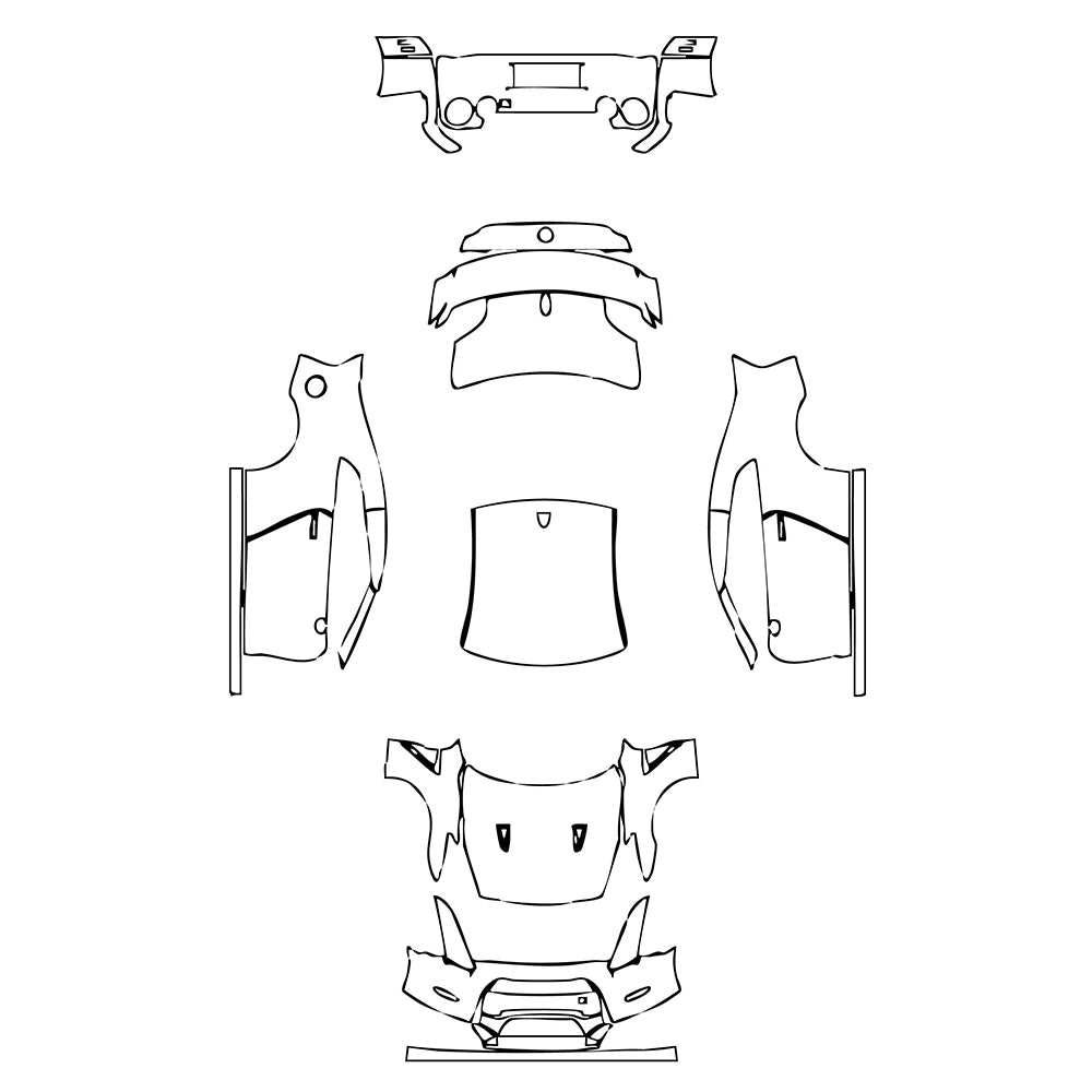 Pre-Cut PPF Nissan GT-R Base 2012 - PPF-Kits