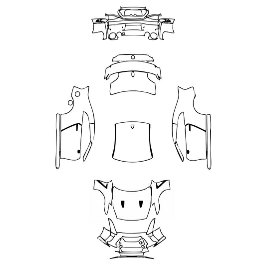 Pre-Cut PPF Nissan GT-R Base 2019 - PPF-Kits