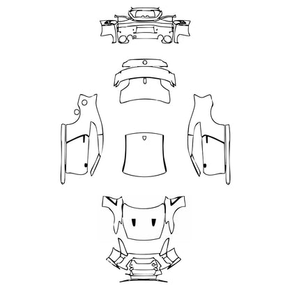 Pre-Cut PPF Nissan GT-R Base 2021 - PPF-Kits