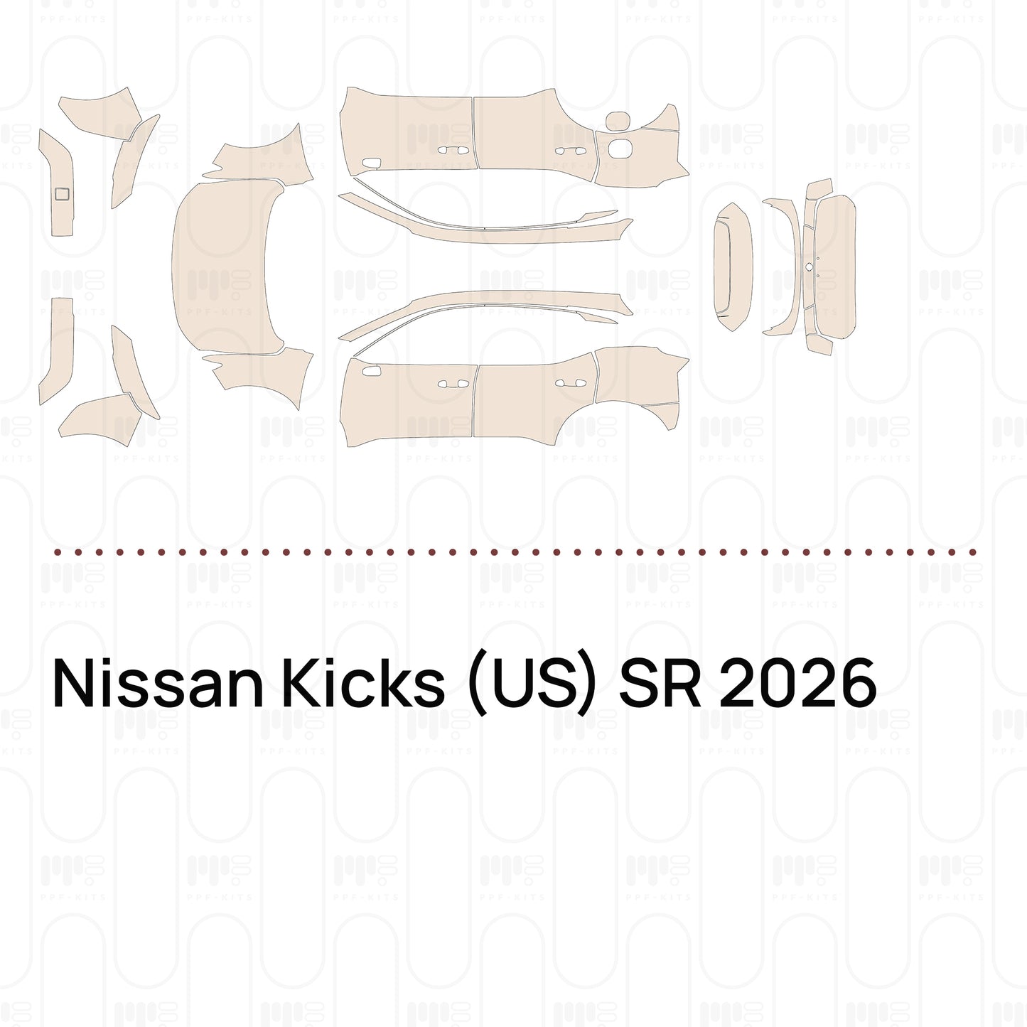 Pre-Cut PPF Nissan Kicks (US) SR 2026