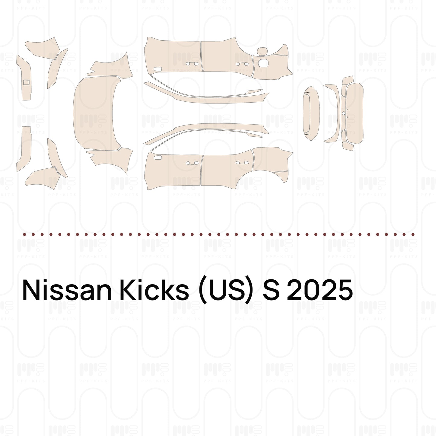 Pre-Cut PPF Nissan Kicks (US) S 2025
