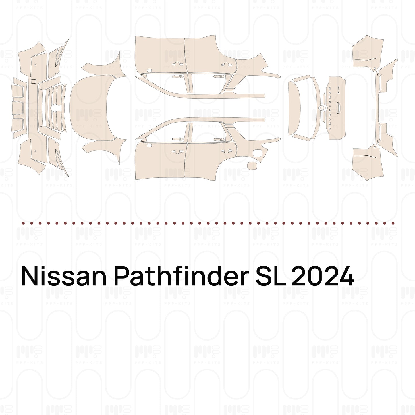 Pre-Cut PPF Nissan Pathfinder SL 2024