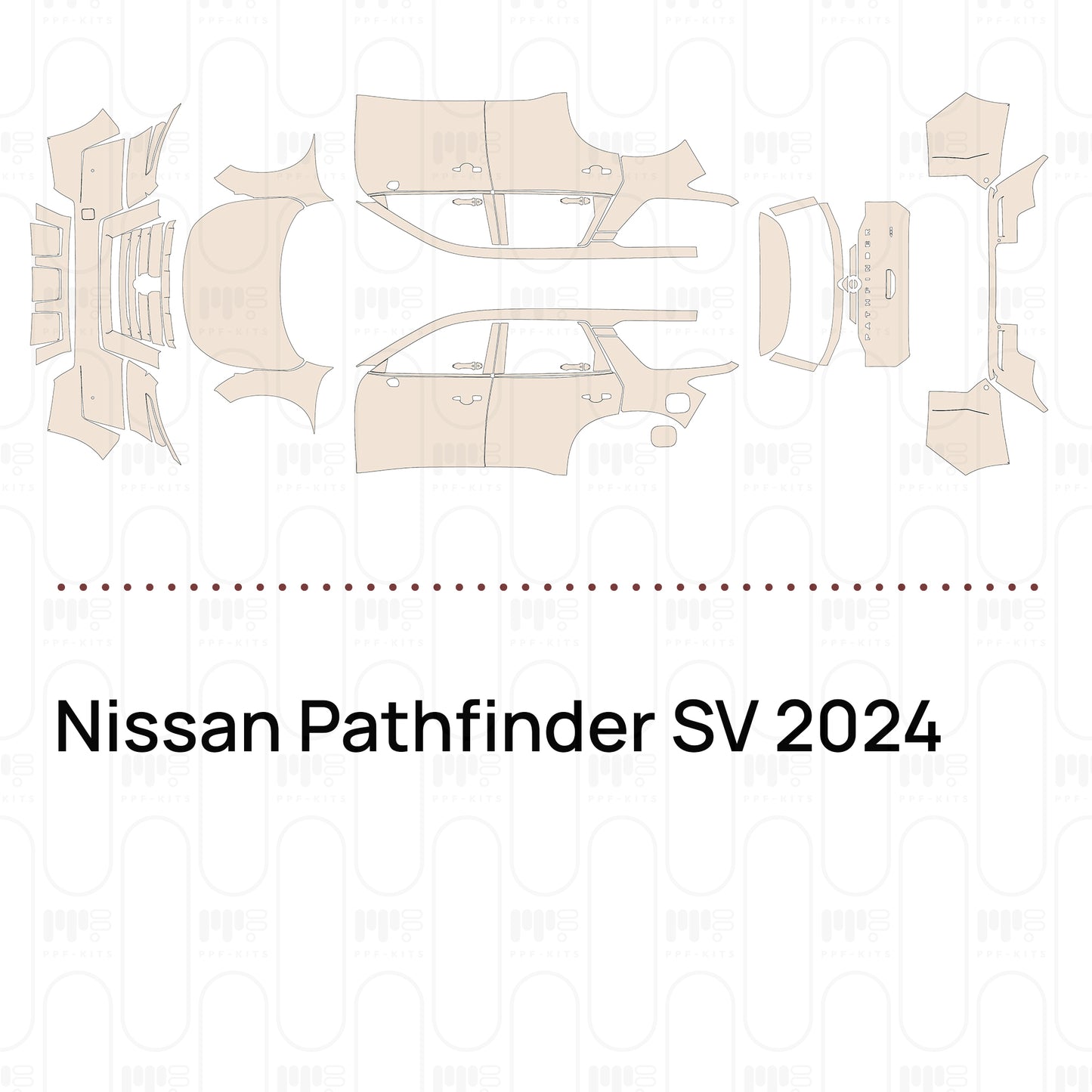 Pre-Cut PPF Nissan Pathfinder SV 2024