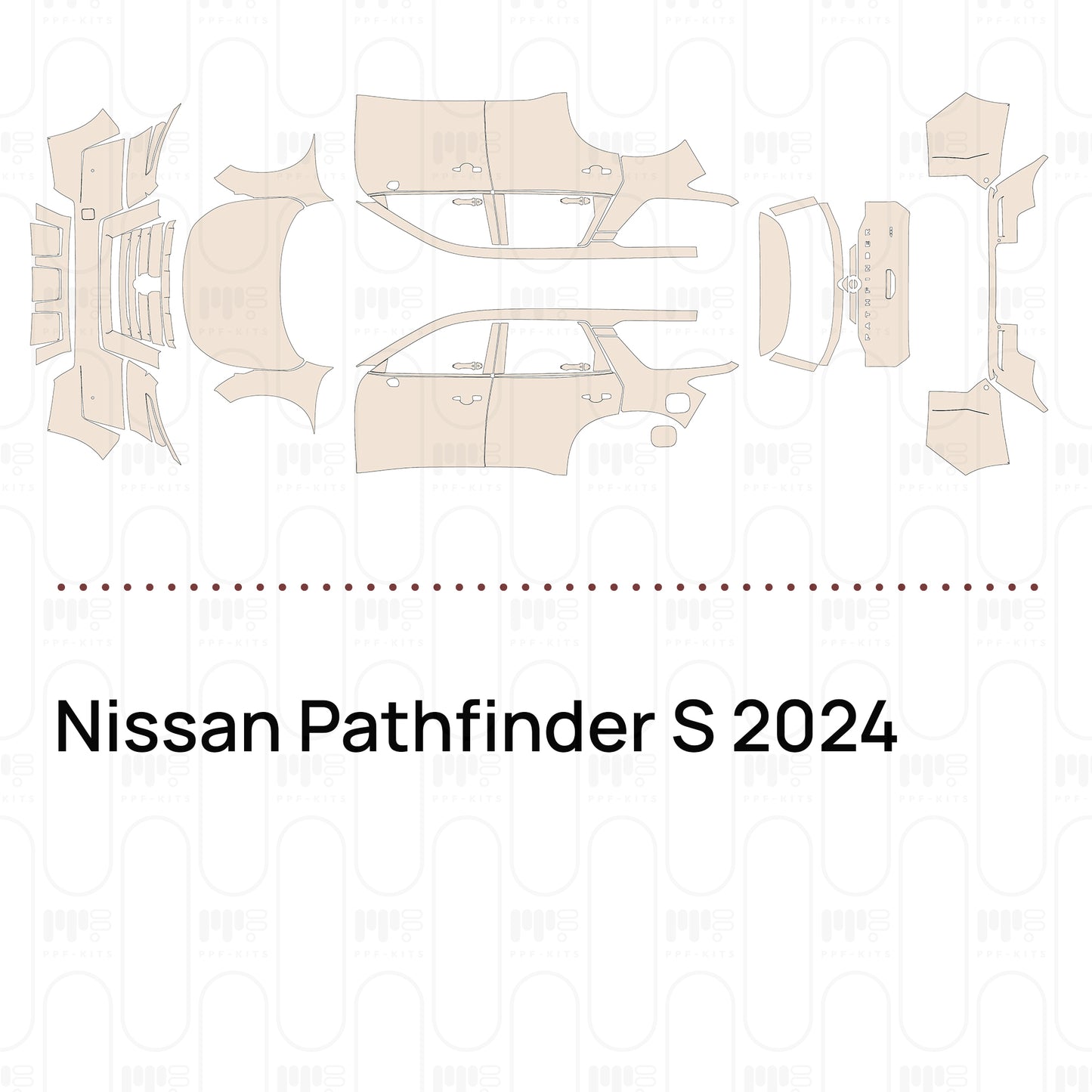 Pre-Cut PPF Nissan Pathfinder S 2024