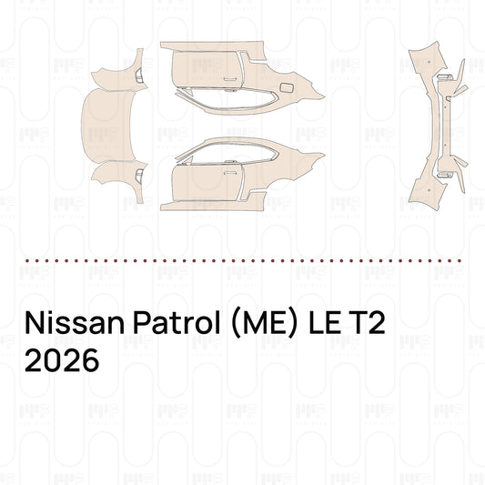 Pre-Cut PPF Nissan Patrol (ME) LE T2 2026
