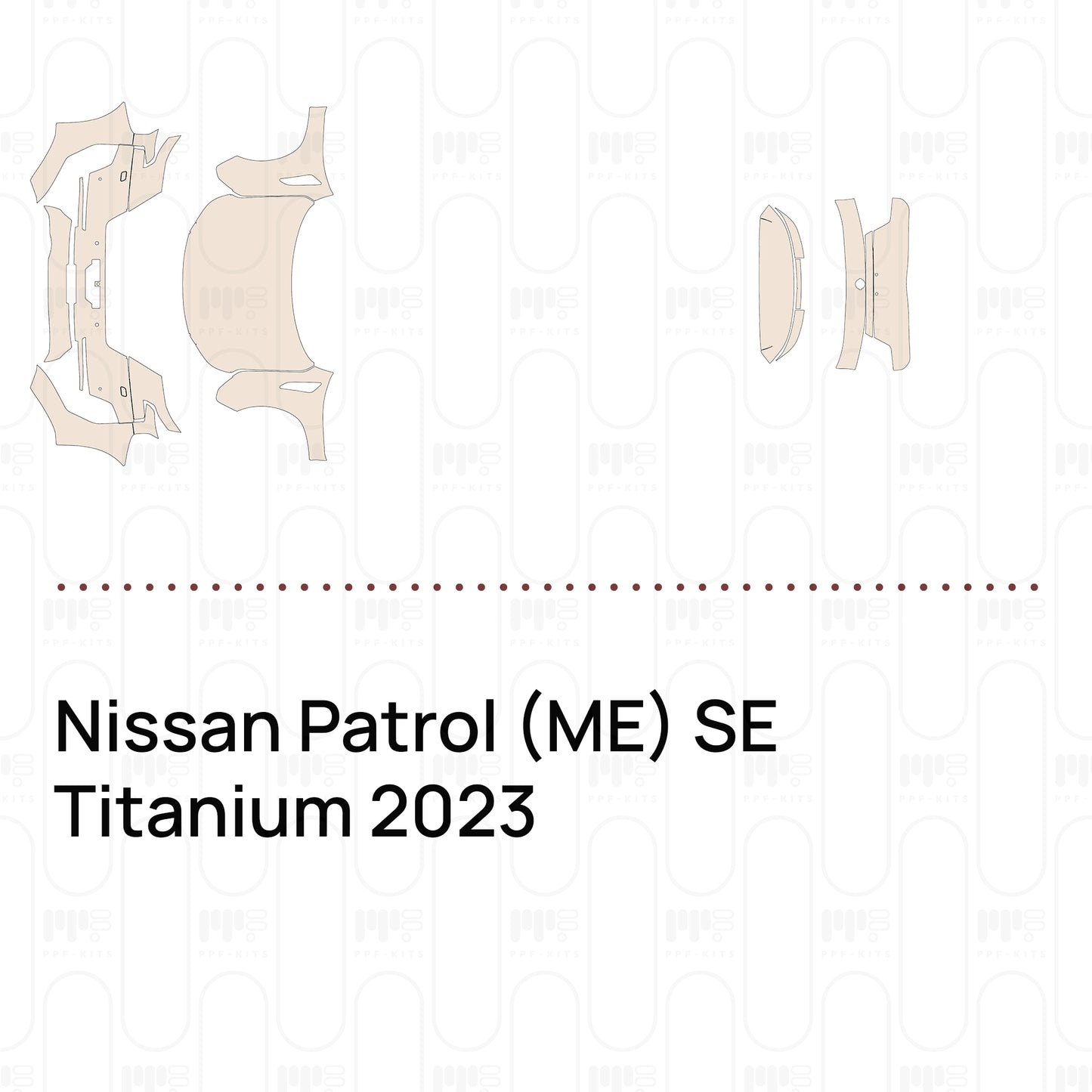 Pre-Cut PPF Nissan Patrol (ME) SE Titanium 2023